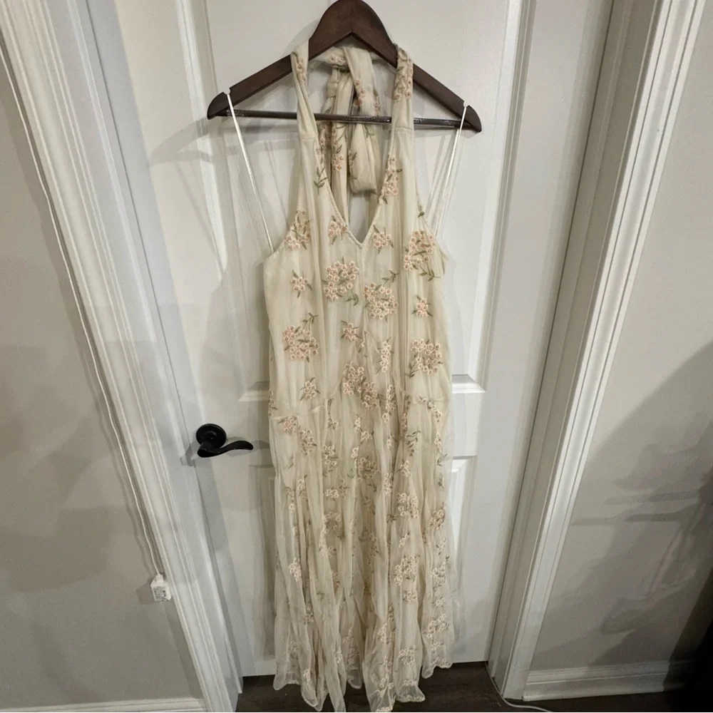 Free People Embroidered Holding On Convertible Maxi Dress - Picture 6 of 15